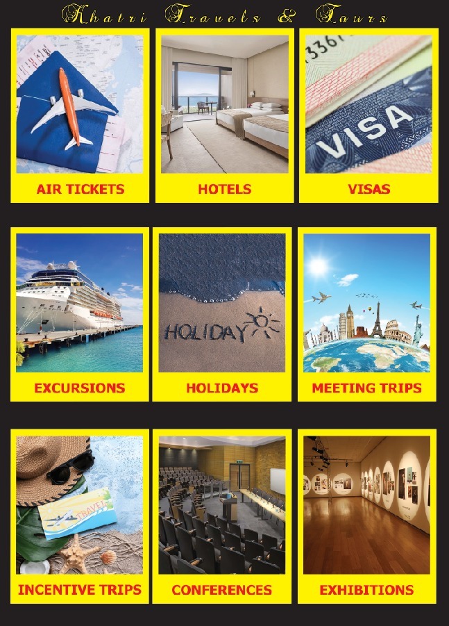 Khatri Travels Services — Air Tickets, Hotels, Visas, Excursions, Holidays, Meeting Trips, Incentive Trips, Conferences, Exhibitions